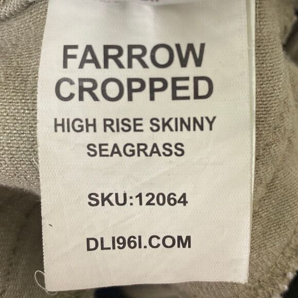 DL1961 | High Rise Skinny Seagrass Farrow Cropped - Picture 7 of 9